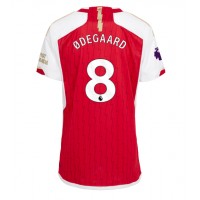 Arsenal Martin Odegaard #8 Fotballklær Hjemmedrakt Dame 2023-24 Kortermet